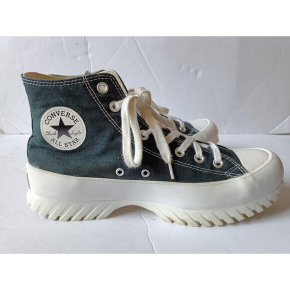 Converse Shoes - Converse Chuck Taylors Platform Sneakers Womens 9.5 HighTop Lug Sole Black Shoes
